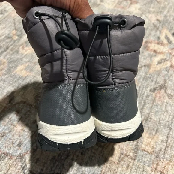 Kids Dream Pairs Snow Winter Boots Gray Lined Size 12 Insulated Unisex - Picture 4 of 7